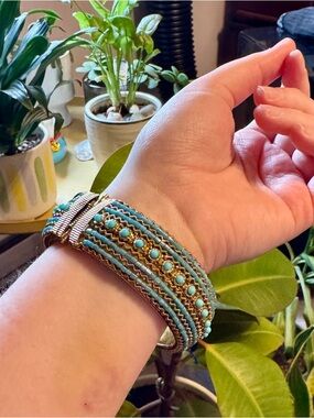 Turquoise Beaded Bracelet